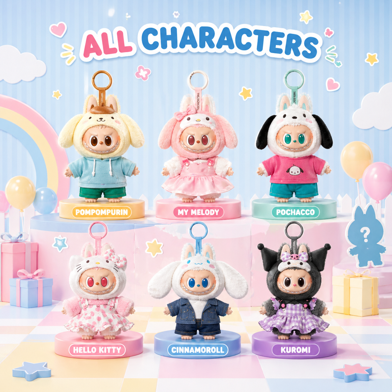 The monsters Hello Kitty and Friends blind box