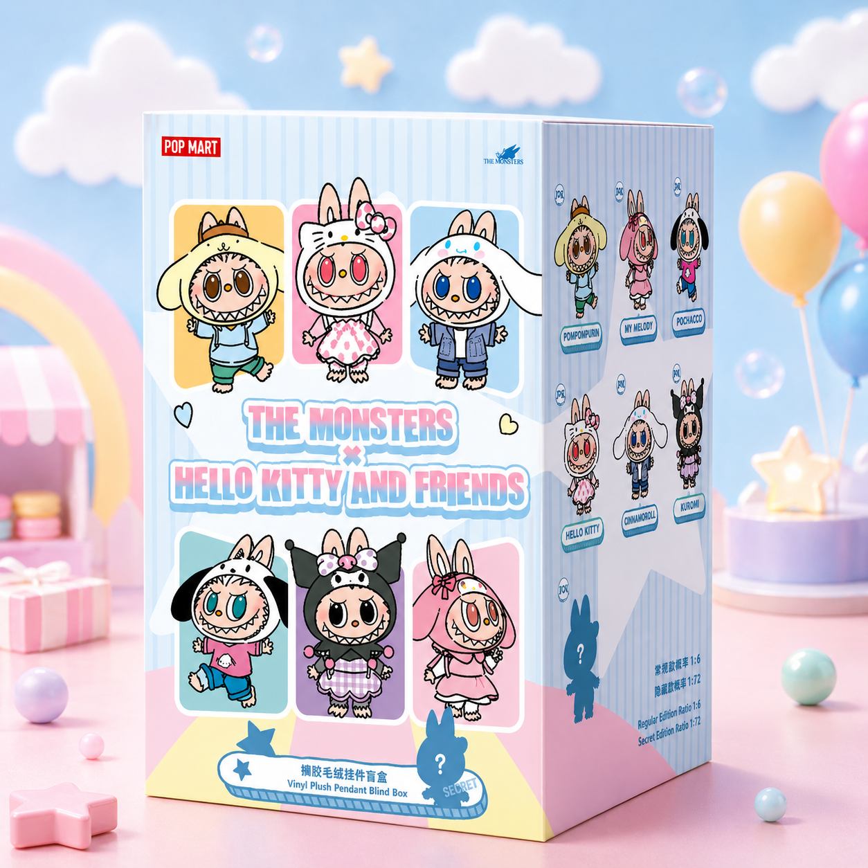 The monsters Hello Kitty and Friends blind box